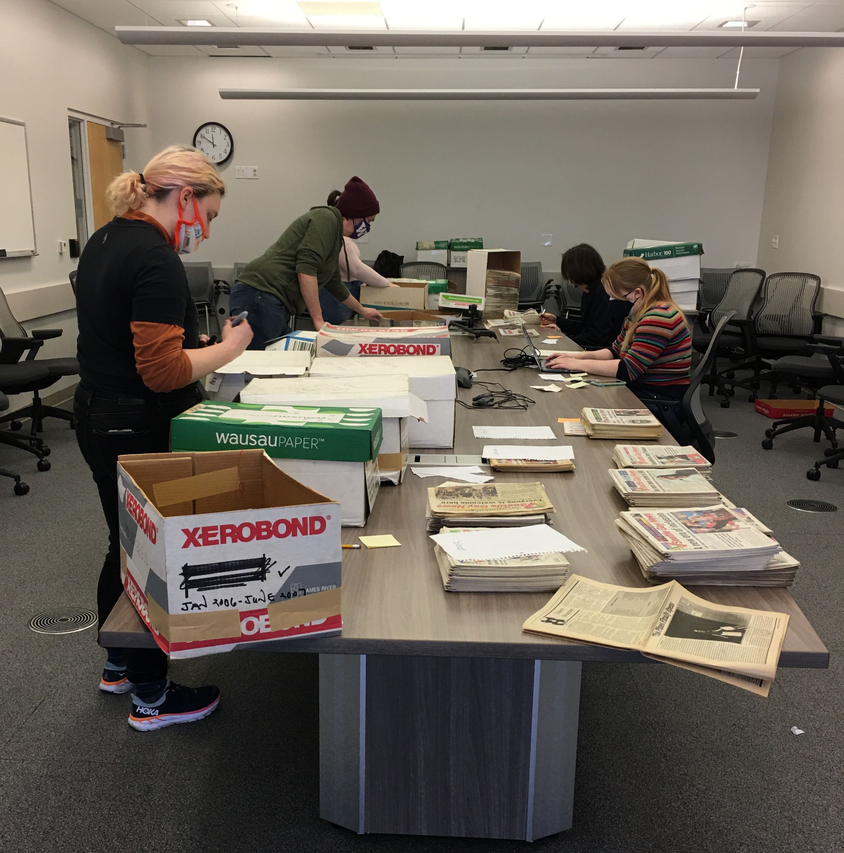 Newspaper digitization